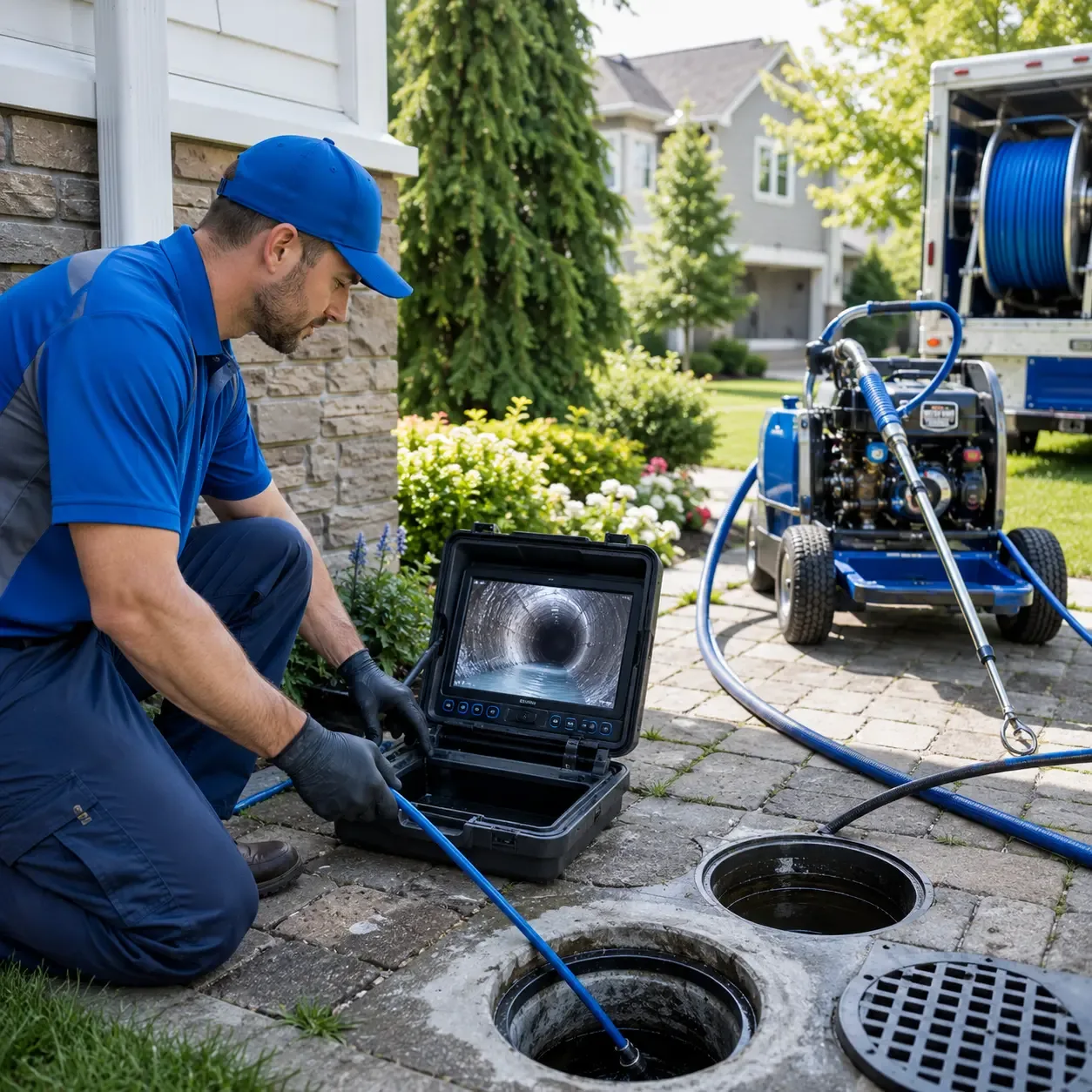 Outdoor drain cleaning professionals serving Rattan, OK